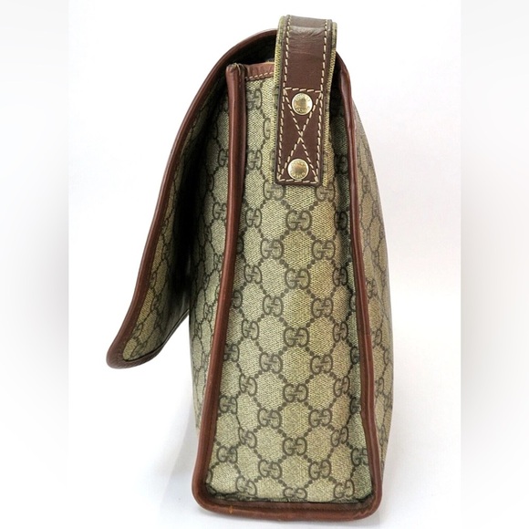 Gucci Beige and Brown Messenger Bag - Picture 4 of 15